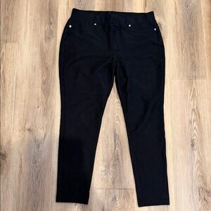 Michael Kors Black Trousers with Gold Details Large women’s